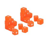 TOPINCN Calcolo Cube Leggi Compattamente Lezioni di Matematica di Simboli Incisi Facilmente da Leggere per 20pc (ORANGE)