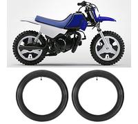 TOPINCN Camera D'aria in Gomma Nera di Alta qualità Adatta per PW50, Buona Resistenza, Non Facile Rompere, Adatta per Pneumatici 2.50-10/2.75-10, per Motociclisti Cross