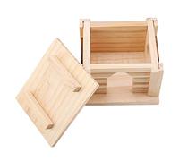 TOPINCN Casa di Criceto Piatto in Legno con un Buon Effetto Isolante Termico, Adatto a Piccoli Criceti