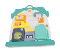 TOPINCN Casetta di Esplorazione Multisensoriale, Tabellone per attività Educative Precoci, Tabellone per Puzzle House Occupato per Allenamento di abilità Motorie Fini, Villa Luminosa