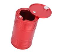 TOPINCN Cestino per Auto Lattina per Auto Bidone della Spazzatura Bin in Lega in Alluminio in Boccia Larga Mini Bidone per per Camion SUVs Barche con Consistenza Liscia (rosso)