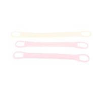 TOPINCN Cintura di Fissaggio Regolabile per Pannolini in Cotone Riutilizzabile per Neonati 3 Pezzi (Rosa Rosa Giallo)