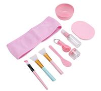 TOPINCN Ciotola per Miscelazione Facciale Kit di Attrezzi 12 Pezzi con Testina Morbida per Maschere Facciali Fai-te a Casa