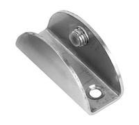 TOPINCN Clamp/Holder per Supporto in Vetro Resistente Alla Corrosione, Clamp/Holder per Pannello in Acciaio Inossidabile Spazzolato da 6 Pezzi per Vetro da 12-14 Mm in Casa, Proteggi la Tua Famiglia