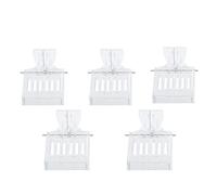 TOPINCN Clip di Cattura della Regina 5Pcs Plastica Trasparente Robusto Catcher di Ape Catcher Apicoltura Attrezzatura per l'allevamento Attrezzo Essenziale per Apicoltore