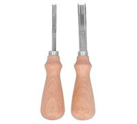 TOPINCN Coltello da smusso, Coltello da smusso Professionale in Pelle, smussatore per Bordi, Accessorio per Artigianato in Pelle, Set di smussatori per Bordi di Alta qualità, per smussare e
