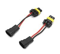 TOPINCN Connettore Universale per Cablaggio Faro Resistenza Alle Alte Temperature Coppia Adattatore Plug and Play per Fendinebbia per Auto PVC Nylon 12V-24V