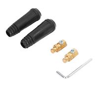 TOPINCN Connettori Maschio a Montaggio Rapido per Saldatore 200A Tappo in Gomma Elastica per Collegamento Alimentazione Saldatrice 2 Set per Strumenti Hardware