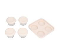 TOPINCN Contenitore per Condimenti in Silicone, Barattolo con Coperchio,