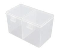 TOPINCN Contenitore Portaoggetti Scatola Organizer per Smalti per Unghie per Dischetti e Bastoncini di Cotone, Supporto Multifunzionale Impermeabile e Durevole per Strumenti per Manicure, Plastica