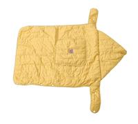 TOPINCN Coperta per Fasciatoio per Bambino, Convertibile, per Seggiolino Auto, Copertura per Allattamento, Strato Esterno Antivento, con Fodera in Pile Felpato, Universale per (Giallo con motivo a