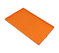 TOPINCN Copertura per Griglia di Protezione in Silicone, Resistenza Ad Alta Temperatura, Anti -appiccicoso, Anti -Slitta (22 Pollici orabge)