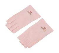 TOPINCN Cotone in Fibra Traspirante -cotton -Scarpe a Manicure con Protezione UV, Cucitura Fine, Protezione della Sicurezza per le Mani, Adatto per L'essiccazione in Gel (PINK)