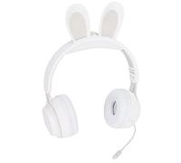 TOPINCN Cuffie Wireless per Orecchie da Coniglio con Luce LED per Bambini, Cuffie Bluetooth 5.0 Sopra L'orecchio con qualità Superiore, Regalo Alla Moda per Ragazze, Materiale ABS (WHITE)