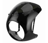 TOPINCN Cupolino e Parabrezza Universali da 7 Pollici, Elegante Deflettore Antivento per Motociclette, Resistente Agli Agenti Atmosferici, 1 Set (#2)