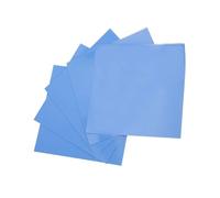 TOPINCN Cuscinetto in Silicone Ad Alta conduttività Termica 1,5 W/m-k per Scheda Grafica North-South Bridge, Foglio di Conduzione Termica CPU GPU 5 Pezzi 100 X 100 X 0, Mm, Settore LED