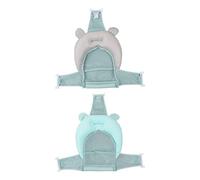 TOPINCN Cuscino da Bagno per Bagno Premium Cuscino Comodo Tappetino di Supporto a Maglie Morbida con per il Bagliore Divertenti per il Lavandino Neonato Neonato (Tipo 1)