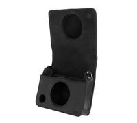 TOPINCN Custodia per Fotocamera Mini Custodia Protettiva in Pelle PU retrò con Tracolla per Regalo Elegante per gli Appassionati di Fotografia Istantanea (BLACK)