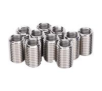 TOPINCN Dado di Riduzione della Filettatura in Acciaio Inossidabile 303 per Strumento di Riparazione della Filettatura, Fissaggio Maschio Femmina 10 Pezzi per la Riparazione della Lampada