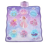 TOPINCN Dance Challenge Pad Tappetino Flash a LED con Motivi Interattivi per Bambini Gioco di Danza Elettronico Giocattolo per Bambini dai 3 Anni in su Antiscivolo