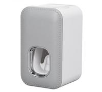 TOPINCN Dentifricio Dispenser Montata per Bagno, Porta Dentano a Dentifricio Automatico Completo, Porta di Dentifricio, Organizzatore Dentifricio Le Mani Liberano Squeezer per la Doccia (GRAY)