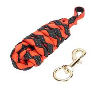 TOPINCN di Affondo per in Nylon con Moschettone Rotante, Impugnatura Comoda per L'allenamento, la Camminata e Il Controllo Quotidiano (Rosso)