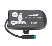 TOPINCN Display per Bici Elettrica Misuratore LED Impermeabile per Manubri da 22,2 Mm Materiale ABS Compatto e Facile da Usare