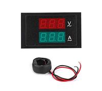 TOPINCN DL85-2042 Voltmetro Amperometro CA a Doppio Display per Scatole di Distribuzione Larghe Attrezzatura Didattica Uso Domestico con Trasformatore di Corrente