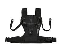 TOPINCN Doppia Cinghia per Fotocamera, Durevole e Confortevole, Imbracatura Pettorale Multiuso per Fotografia Sportiva di Matrimonio in Nylon