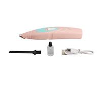 TOPINCN DOUME DOG TRIMmer Foglie di Acciaio Inossidabile Professionale Care Elettrica per Animali (PINK)