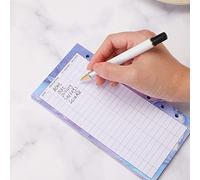 TOPINCN Elegante Raccoglitore per Agenda Budget A6 in Pelle PU per Risparmiare Denaro con Buste con Cerniera, Design Trasparente Facile Visualizzazione, Organizer Versatile per Carte Bancarie,