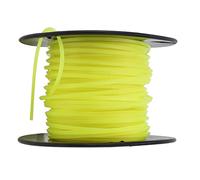 TOPINCN Filo per Decespugliatore da 3 Mm Filo per Tosaerba Quadrato Giallo Resistente per e 1 X per Decespugliatore (50 m / 164 Piedi)