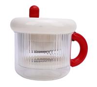 TOPINCN Filtro di Yogurt Greco, Filtro per Produttore di Yogurt Secco con Design Staccabile, Separatore di Siero di Latte con Sacca a Maglia Fine per Stendere Yogurt Pane Tazza di (rosso)