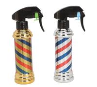 TOPINCN Flacone Spruzzatore per Capelli Flacone Spray per Nebulizzazione Fine Regolabile Vintage per Barbiere Domestico 2 Pezzi per la Cura dei Capelli Dell'acconciatura