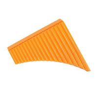 TOPINCN Flauto di Pan con Chiave C per Principianti, Materiale ABS Resistente, Perfetto per Insegnare e Suonare Musica, Include Borsa, 18 Tubi, Ideale per Bambini e Adulti (ORANGE)