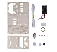 TOPINCN Funivia Turistica in Legno Fai-da-te, Kit Giocattolo per Esperimenti Scientifici con Motore Elettrico per Bambini, Set per Artigianato in Legno per Scienze (Funivia turistica in legno fai da