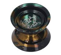 TOPINCN Giocattolo con Palla Yoyo Ponderata Emisfero Reattivo, Palla con Corde Yoyo in Metallo per Principianti Ragazzi Adulti Giocatori Palla con Tecnologia di Ritorno Automatico (Oro)