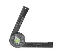 TOPINCN Goniometro per Troncatrice, Scala Incisa Al | ABS resistente all\'usura, design portatile, legge facilmente gli angoli, adatto per la lavorazione del legno, include una