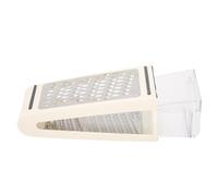 TOPINCN Grattugia per Formaggio Grattugia da a Doppia Faccia con Contenitore Facile Preparazione degli Alimenti 22x13,5x8,5 Cm Materiale ABS