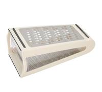 TOPINCN Grattugia Versatile con Contenitore per Sminuzzare Verdure e Formaggio Resistente Plastica ABS 22x13,5x8,5 Cm