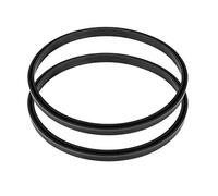 TOPINCN Guarnizioni Stallonatore in Gomma per Smontagomme Ad Alta Resistenza e Durata, Funzionamento Facile per Modelli Compatibili A2024, A2002, A2001, A2000, Guarnizioni Nere da 2 Pezzi per (200mm)