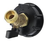 TOPINCN IBC -DOT Adapter Tank Ottone Male Thread -Drainage Tambulato Valvola di Collegamento per Il Contenitore IBC Standard in Gran Bretagna Ed Europeo