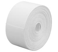 TOPINCN Il Nastro Protettivo per la Protezione della Racchetta da Tennis Prolunga in Modo Efficiente la Durata degli Attrezzi Sportivi. Materiale PU Adatto per L'uso Quotidiano (White)