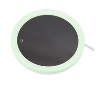 TOPINCN Interruttore a gravità Elettrico Scaldatazze da caffè USB con Display Digitale Pulsante a Sfioramento per Riscaldare il Latte a 55 Gradi Celsius in Ufficio e a Casa (GREEN)