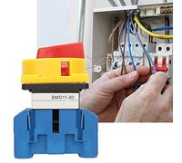 TOPINCN Interruttore Automatico di Carico Compatto 80A/100A a 3 Poli 3NO per Prodotti Chimici Materiale di Contatto in Argento 2,76 * 3,15 * 4,53 Pollici (80A)