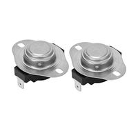 TOPINCN Interruttore Termico a Disco a Scatto Termostato Affidabile Bimetallico 25A per Distributore D'acqua Plastica Tecnica 2 Pezzi (65℃)