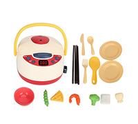 TOPINCN Kids Smart Spray Reiskocher Toy Lifele Simulation Kochset with Music For Toys Do Game Game Kitchen (Fornello di riso spray rosso)