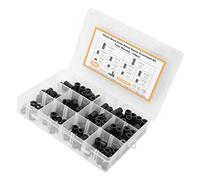 TOPINCN Kit Assortimento di Distanziatori in Nylon da 150 Pezzi per Viti Supporto Hardware Resistente Al Calore Resistente Al Calore Plastica Rotonda Non Conduttiva per Dispositivi Elettronici Fai