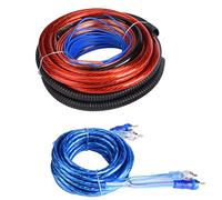 TOPINCN Kit Cavo Cavo a 4 Calibro a 4 Calibri Kit Anti -war -Pvc Jacke Pvc Prestazione Stabile con una Tuta di Sicurezza per il Adau Auto Fino a 2800W