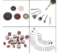 TOPINCN Kit di Accessori per Smerigliatrice Elettrica 141 Pezzi Set di Taglio per Smerigliatura e Lucidatura per la Cura Dell'auto, la Lavorazione del Legno, il Restauro [Utilizzo versatile]